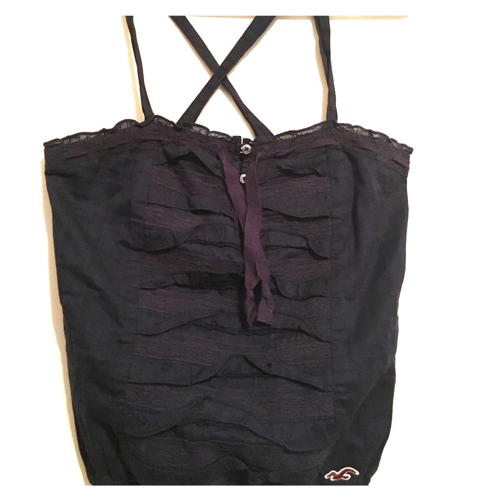 Hollister cross strap crop tank
